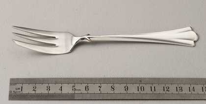 Norwegian Silver Cake Forks (Set of 6) - Magnus Aase, Lilje (Lily) Pattern